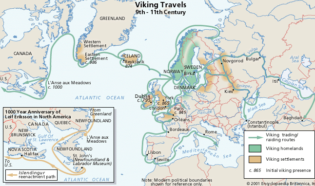 Viking routes